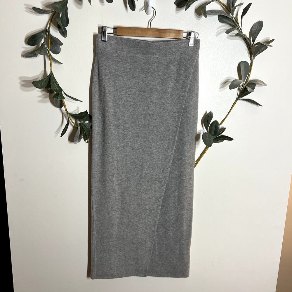 Bordeaux Gray Maxi Skirt
